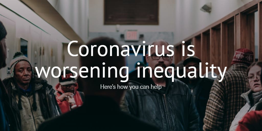 Le coronavirus accentue les inégalités